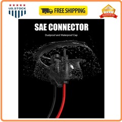 10AWG Solar Extension Cable 30cm with SAE Adapters and Polarity Reverse Adapters