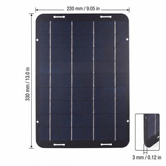 30W Solar Panel Kits 12V Trickle Battery Outdoor Charger Maintainer Boat RV Car
