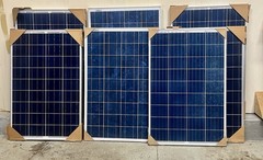 Lot Of 7 Grape Solar GS-Star-100W 12V Solar Panels Tested Open Box PICKUP ONLY