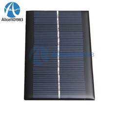 2PCS 6V 1W Solar Panel Module DIY For Light Battery Cell Phone Toys Chargers