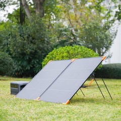 MHPOWOS 100W 200W Bifacial Portable Solar Panel for Jackery Ecoflow Anker