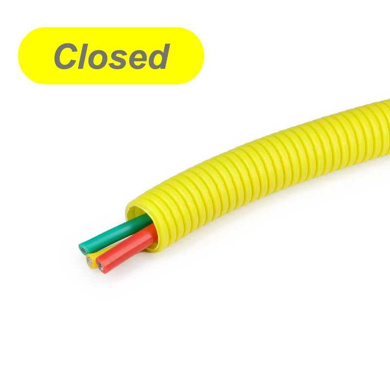1-10M Closure PP Corrugated Pipe Ad11.6Mm – 25Mm Wear Resistant Cable Protector