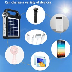 Solar Generator Panel Power Bank Outlet Camping Emergency Portable Power Station