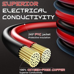 35FT 10AWG XT60 Solar Charging Cable – Durable & Weatherproof for All Generators