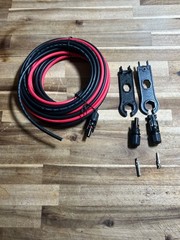 20Ft 10AWG Solar Panel Extension Cable, 10 AWG Solar Extension Cable 10 Gauge