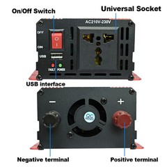 6000W Peak Solar System Kit 2pcs Flexible Panel DC12V AC110V/220V Inverter 100A