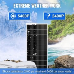 1pc 100 Watt Solar Panels 12 Volt Monocrystalline (WE SHIP TO GUAM & PR ALSO)