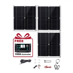 900W Solar Charging Kit with Y-Cable+2x300W Panels+2M Extension Cable Home