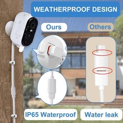 DIANMU Solar Panel Arlo Essential Series Pro 2K 6th Gen Cam 1 Pack
