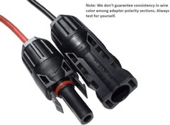 Solar Panel Connectors Compatible with M-C to DC 5.5MMx2.1MM (Main Cable)