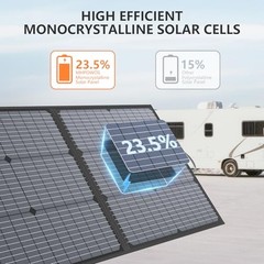 Foldable Solar Panel Charger IP67 for Power Station RV Camping