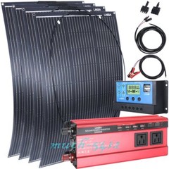 Kit de panel solar completo de 400W 200W Generador de energía solar 30A Hogar