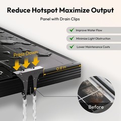 100W Solar Panel 12V N-Type 16BB High Efficiency PV Module for Off-Grid Systems