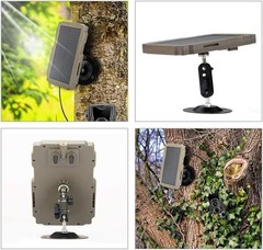 Trail Camera Solar Panel, Rechargeable Solar Charger for Camera, 6V-12V Outdo…