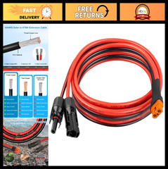 10FT 10AWG Solar XT60i Extension Cable – Heavy Duty Connector for Power Stations