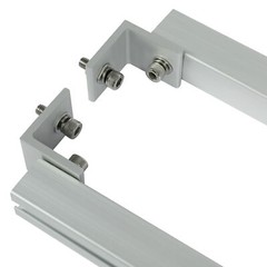Solar Panel Mounting Brackets Kit System Aluminum Adjustable For Roof RV Boat