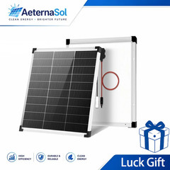 Compact 50W Solar Panel 12V N-Type Mono for Balcony Garden Shed Off-Grid Power