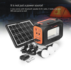 MILEX Insta Solar Generator 20-in-1 Portable Power Station with Solar Panel, BT,