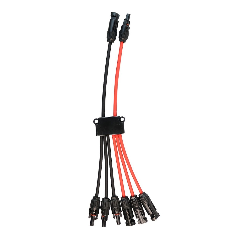 Solar Y Branch Parallel Adapter Cable 30A IP67 Waterproof for RV Boat System