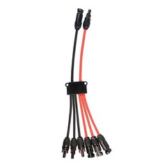 Solar Y Branch Parallel Adapter Cable 30A IP67 Waterproof for RV Boat System