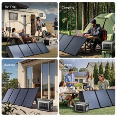 ALLPOWERS SP033 200W Portable Solar Panel 36V Foldable Solar Panel Kit Waterp…