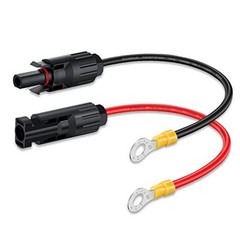 10AWG Solar Panel Connector Cable, Solar Connecter to O Ring Solar Panel
