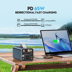 Powdeom 150W Portable Power Station, 155.4Wh Portable Laptop Charger with AC …