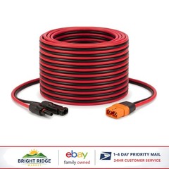 25FT XT60i Solar Connector Cable for Portable Power Stations & Generators