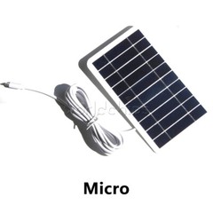 5V 2W Solar Panel Output USB Outdoor Portable Solar System Mobile Phone Charger
