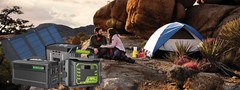 New Solar Portable Generator Camping Emergency Battery Power Station Power Bank