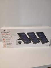 Solar Power Panel for Wyze Cam Outdoor Security Outdoor Camera (3 Pack)