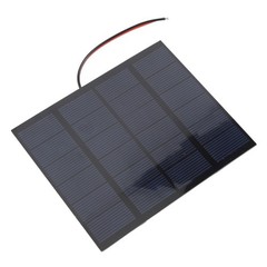 2PCS 1.5W 6V Small Solar Panels Monocrystalline Silicon DIY Solar Charging Panel