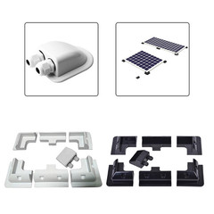 Comprehensive 7PCS Solar Mounting Bracket Kit Perfect for All Roof Types