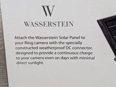 Wasserstein Solar Panel 2-Pack Ring Spotlight/Stick Up Cam Battery White