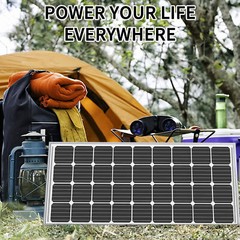 300W Flexible Solar Panel Battery Charger Kit 12V For Car Camping Boat RV Marine
