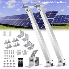 2/4Pack Solar Panel RV Tilt Mount Brackets Roof Flat Surface Adjustable Frame