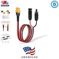 10AWG 2FT XT60 Solar Cable 2 10 25 35 50 75 100FT XT60 Extension Cable Solar …