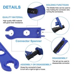 Solar PV Panel Crimping Tool Kit Solar Connector Crimper For AWG14-10 2.5/4/6mm²