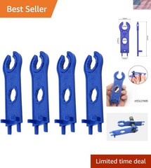 2 Pair Solar Spanner Wrenches for Easy MC4 Connector Assembly & Disassembly