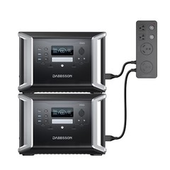 Dabbsson 4600W Max 2760Wh Power Station Solar Generator Home Backup Camping RV