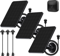 3 Pack Solar Panel for Blink Outdoor 2K+/4(4Th Gen)/Xt/Xt2 and Outdoor(3Rd Gen)