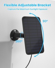 5W Solar Panel for Blink Camera Outdoor, Solar Panel Charger Compatible with …