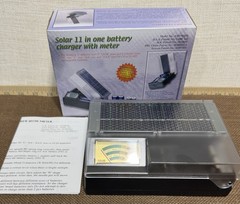 NEW Solar Battery Charger With Meter 11 In One