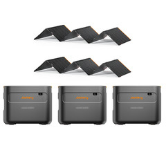 Jackery QTY 3 OF Battery Pack 5000 Plus + QTY 2 OF SolarSaga 500 X Solar Panels
