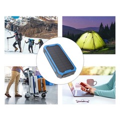 Fast Charging Solar Power Bank With Multiple USB Ports For Travelers