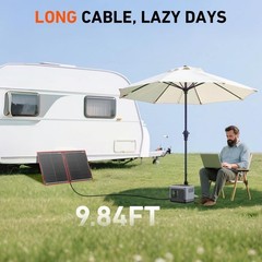 Versatile 100W Foldable Solar Panel with USB – Perfect for RVs and Emergencies