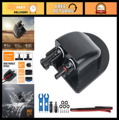 Solar Cable Entry Gland Kit – 10AWG UV Resistant Dual Connector for RV, Boat, Ro