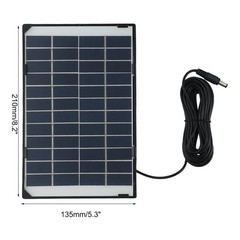 Efficient 6W 12V Solar Panel for Solar Garden Lighting and Portable Devices