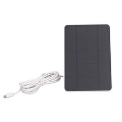 Solar Panel 4W Battery Charger Micro USB Camera Charging Solar Panel White