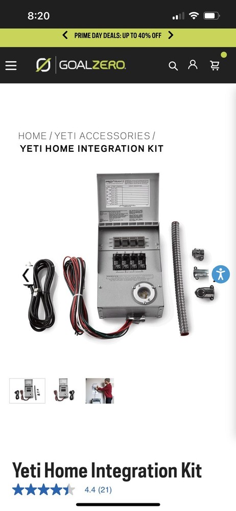 Yeti Lithium Home Integration Breaker Kit Goal Zero Power Stations 1000-6000x